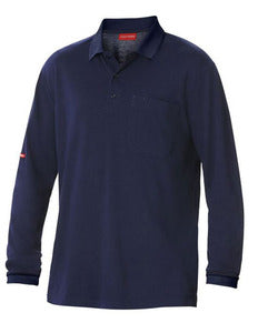 Hard Yakka Pique Long Sleeve Polo Shirt Y11307